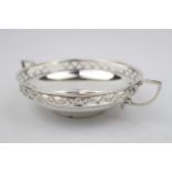 Horace Woodward & Co Ltd two handled bon bon dish with pierced border, London, 1916. 115g total