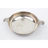 Mappin & Webb Silver Quaich with Celtic design handles, London 1932. 120g total weight