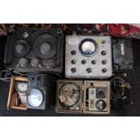 Collection of assorted military instruments inc. Yaesu G-1000SDX, Wavemeter Test Set TS-117/GP