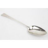 A George III basting spoon London 1806 by Abraham Barrier. 110g total weight