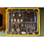 Panel Test Set Electronic Systems AN/ALM-197 Robins Air Force Base instrument in Yellow metal case