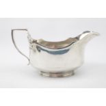 Georgian Style Large Silver Sauce boat by Thomas Bradbury & Sons of Sheffield 1937, 230g total