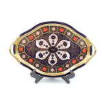 Royal Crown Derby Old Imari Harrington Tray 1128 SGB MMII in fitted Box, 40cm in Width