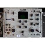 Cased Lavoie Laboratories Inc. Oscilloscope OS-62B/USM-50 Serial number 1917 and a spare tube