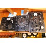 4 Military Panel instruments inc. Control Unit Type 384, Control Unit Type 381, Control unit 7216