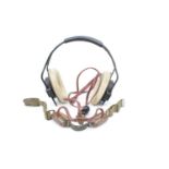 RAF Lancaster bombers Radio operator headset and throat mike