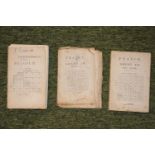 3 WW1 Mas printed on linen Sheet 51a, Sheet 57d & Belgium Valenciennes 12