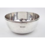 Large Silver presentation Bowl of Simple form, 17cm in Diameter, Sheffield 1900 by Atkin Brothers,