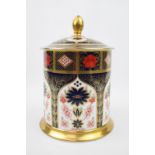 Royal Crown Derby Old Imari 1128 SGB MMX Storage Jar 36oz with lid and fitted Box, 19cm in Height
