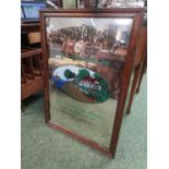 Vintage Framed 'Southern Comfort' Advertising mirror. 63 x 90cm