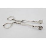 Pair of Early George III sugar tongs of Scissor design possibly Thomas Streetin, 26g total weight
