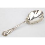 A Sterling silver ornate serving spoon pattern number 189522cm in Length .90g total weight