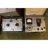 Micro wave Frequency Meter Model 105SM and Frequency Converter Unit Model 525B Hewlett Packard