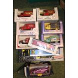 Large collection of Ertl Rare Money Box vehicles, Maisto and Corgi