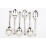 Set of 6 Silver Golf Stylised Teaspoons Sheffield 1932, 78g total weight