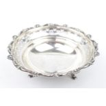 Good Quality Silver pierced bowl retailed by Tiffany & Co, Sheffield 1923 by Hawksworth Eyre & Co,
