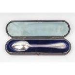 Good Quality Silver beaded Presentation spoon Sheffield 1888 39g total weight