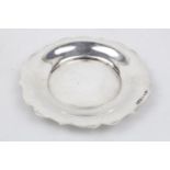 Circular Silver dish - 14cm in Diameter, Sheffield 1906 by GT. 78g total weight