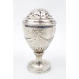 George IV Silver Pounce Pot by Joseph Angall I, London 1823. 78g total weight