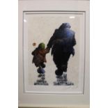 Alexander Millar limited edition Giclee print 151 of 195 'Shooting the Breeze' with COA, 31 x 42cm