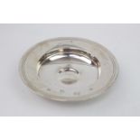 Silver Armada type pin dish. London 1964 by Comyns of London. 12cm in Diameter. 118g total weight