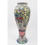 Rare Moorcroft Balloons Vase 1999 - 2001. Designed by Jeanne McDougall (aka the Dark Lady), this