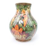 Moorcroft Flames of the Forest Vase. Designed by Phillips Gibson, Only produced between 1997 -