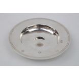 Silver Armada type pin dish. London 1994 by Comyns of London. 12cm in Diameter. 112g total weight