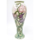 Moorcroft Sweet Pea vase. Designed by Sally Tuffin for the collectors club in 1993 on the 75/10
