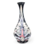 Moorcroft Snakeshead pattern Vase. Designed by Rachael Bishop for the William Morris Centenary