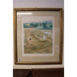 Robert R Greenhalf Artists Proof 'Hayfield' signed in Pencil