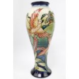 Moorcroft A Lark Ascending Vase 2002. Designed by Phillip Gibson, Limited Edition 317 of 350.