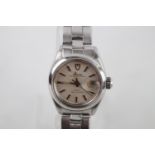 Ladies Rolex Tudor Stainless Steel Rotor Self Winding ladies wristwatch with baton dial 27mm face