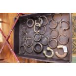 Collection of Bronze and other Manillas (Slave bangles)