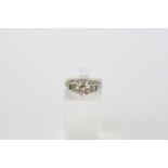 Art Deco Ladies Solitaire Diamond ring set with 1.00ct calculated Brilliant Diamond estimated Si/