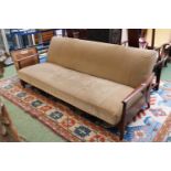 Danish Teak Sofa Bed marked Sunvesta. 193cm in Length