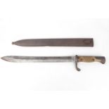 WWI Seitengewehr M1898/05 Sawback'Butcher' Bayonet for a K98 Mauser. 49cm in Length