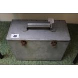 Andrew Brothers Mechanical Centrifuge in Galvanised case