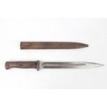 WWI S84/98 Bayonet, Gottlieb-Hammesfahr, Bayard 1917. 39cm in Length