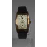 RARE Claridge Rolled Gold Swiss Dual Face Manual Wind Watch c1920. Rare Art Deco 1920s Claridge