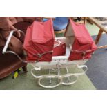 Silvercross Coach Built double Childs Pram