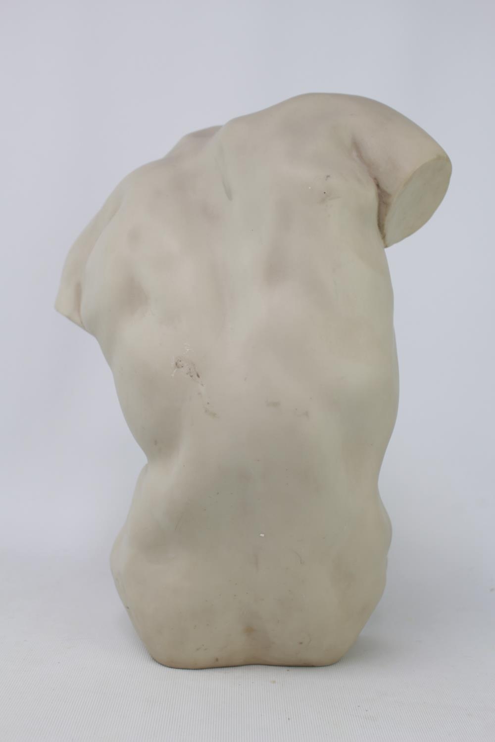 Heavy Replica Marble Torso of The Diamumenos of Ploykleitos, 32cmin Height - Image 2 of 2