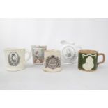 Collection of Queen Victoria Commemorative ceramics to include Copeland Late Spode, William