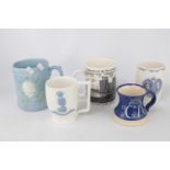 Collection of Queen Elizabeth II Commemorative ceramics to include Wedgwood & Co, Richard Guyatt,