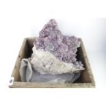 Very Large Matrix geode of amethyst 37cm in Width