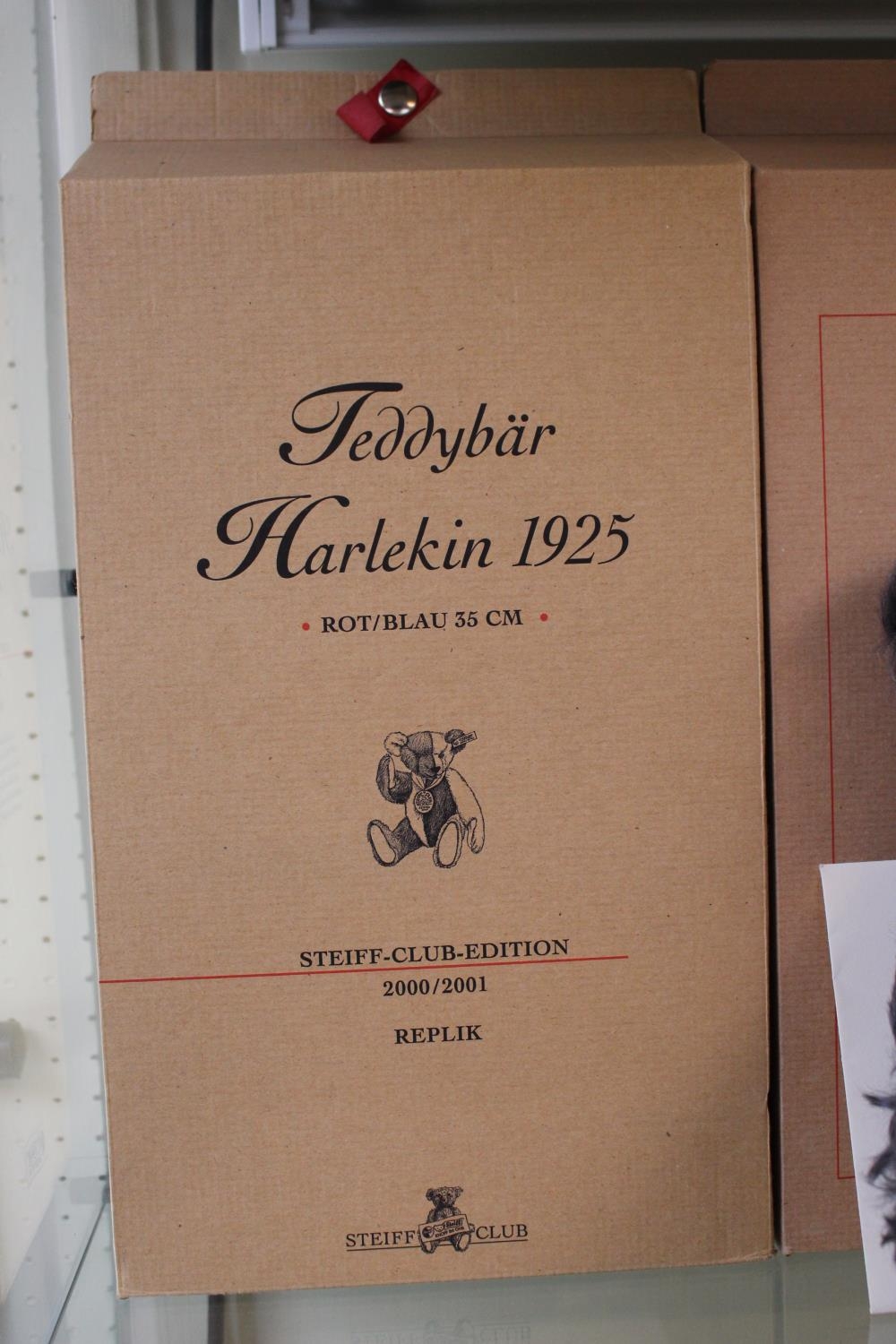 Steiff Harlekin 1925 35cm Bear boxed with COA - Image 4 of 4