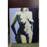 John Gregson Impressionist Nude Oil on canvas monogrammed J G '99. 65 x 51cm