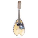 Alfredo Albertini Catania No.85 Inlaid 12 String Mandolin in case