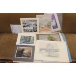 Large Portfolio of selected works by Edith Ray various subjects Denmark, Temple Digs etc