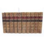 Dickens Works; Chapman & Hall 10 Volumes in Tan Leather 10 Volumes